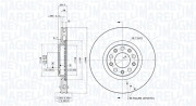 360406011301 MAGNETI MARELLI brzdový kotúč 360406011301 MAGNETI MARELLI