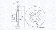 360406011501 MAGNETI MARELLI brzdový kotúč 360406011501 MAGNETI MARELLI