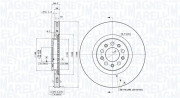 360406011701 Brzdový kotouč MAGNETI MARELLI