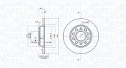 360406013401 Brzdový kotouč MAGNETI MARELLI