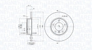 360406015901 Brzdový kotouč MAGNETI MARELLI