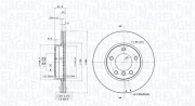 360406016001 Brzdový kotouč MAGNETI MARELLI