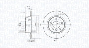 360406016101 Brzdový kotouč MAGNETI MARELLI