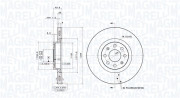 360406024101 Brzdový kotouč MAGNETI MARELLI