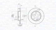 360406032601 MAGNETI MARELLI brzdový kotúč 360406032601 MAGNETI MARELLI