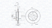 360406035301 Brzdový kotouč MAGNETI MARELLI