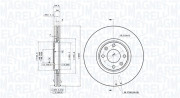 360406041701 Brzdový kotouč MAGNETI MARELLI