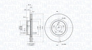 360406045401 MAGNETI MARELLI brzdový kotúč 360406045401 MAGNETI MARELLI