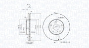 360406047101 Brzdový kotouč MAGNETI MARELLI