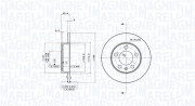 360406049701 Brzdový kotouč MAGNETI MARELLI