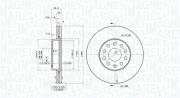 360406050501 Brzdový kotouč MAGNETI MARELLI