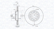 360406050601 MAGNETI MARELLI brzdový kotúč 360406050601 MAGNETI MARELLI