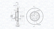 360406051401 Brzdový kotouč MAGNETI MARELLI