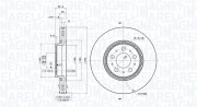 360406051801 Brzdový kotouč MAGNETI MARELLI