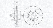 360406056301 Brzdový kotouč MAGNETI MARELLI