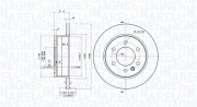 360406056401 Brzdový kotouč MAGNETI MARELLI