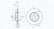 360406058401 Brzdový kotouč MAGNETI MARELLI