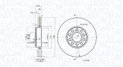 360406063901 Brzdový kotouč MAGNETI MARELLI