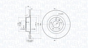 360406065201 Brzdový kotouč MAGNETI MARELLI