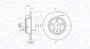 360406065300 Brzdový kotouč MAGNETI MARELLI