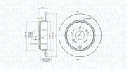 360406066601 Brzdový kotouč MAGNETI MARELLI