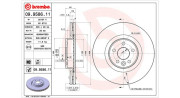 360406068000 Brzdový kotouč MAGNETI MARELLI