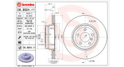 360406068800 Brzdový kotouč MAGNETI MARELLI