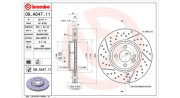 360406069100 Brzdový kotouč MAGNETI MARELLI