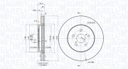 360406069701 Brzdový kotouč MAGNETI MARELLI