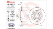 360406070401 Brzdový kotouč MAGNETI MARELLI