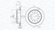 360406071401 Brzdový kotouč MAGNETI MARELLI