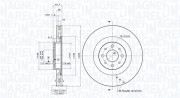 360406071800 Brzdový kotouč MAGNETI MARELLI