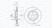 360406077101 Brzdový kotouč MAGNETI MARELLI