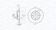 360406079001 MAGNETI MARELLI brzdový kotúč 360406079001 MAGNETI MARELLI