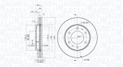 360406079501 Brzdový kotouč MAGNETI MARELLI