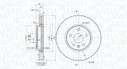 360406080801 Brzdový kotouč MAGNETI MARELLI