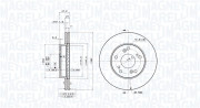 360406081001 Brzdový kotouč MAGNETI MARELLI