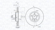 360406087601 MAGNETI MARELLI brzdový kotúč 360406087601 MAGNETI MARELLI