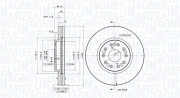 360406090101 Brzdový kotouč MAGNETI MARELLI