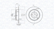 360406090601 Brzdový kotouč MAGNETI MARELLI