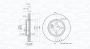 360406090701 Brzdový kotouč MAGNETI MARELLI