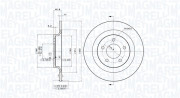 360406091801 Brzdový kotouč MAGNETI MARELLI