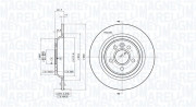 360406095701 MAGNETI MARELLI brzdový kotúč 360406095701 MAGNETI MARELLI