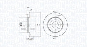 360406097701 Brzdový kotouč MAGNETI MARELLI