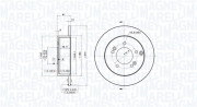 360406098201 Brzdový kotouč MAGNETI MARELLI