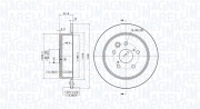 360406100501 MAGNETI MARELLI brzdový kotúč 360406100501 MAGNETI MARELLI