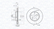 360406102001 Brzdový kotouč MAGNETI MARELLI