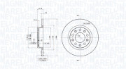 360406104201 Brzdový kotouč MAGNETI MARELLI