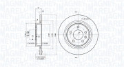 360406107601 Brzdový kotouč MAGNETI MARELLI