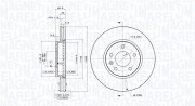 360406108701 Brzdový kotouč MAGNETI MARELLI